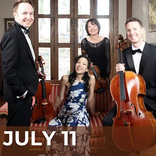 July 11 - Garth Newel Piano Quartet, Aisslinn Nosky (violin)