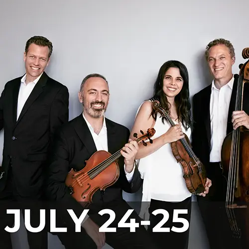 July 24-25 - Pacifica Quartet Weekend Package